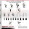 Service Caster 5 Inch 316SS Gray Polyurethane Swivel 1-5/8 Inch Expanding Stem Caster Set SCC SCC-SS316EX20S514-PPUB-158-4 - alternate 4